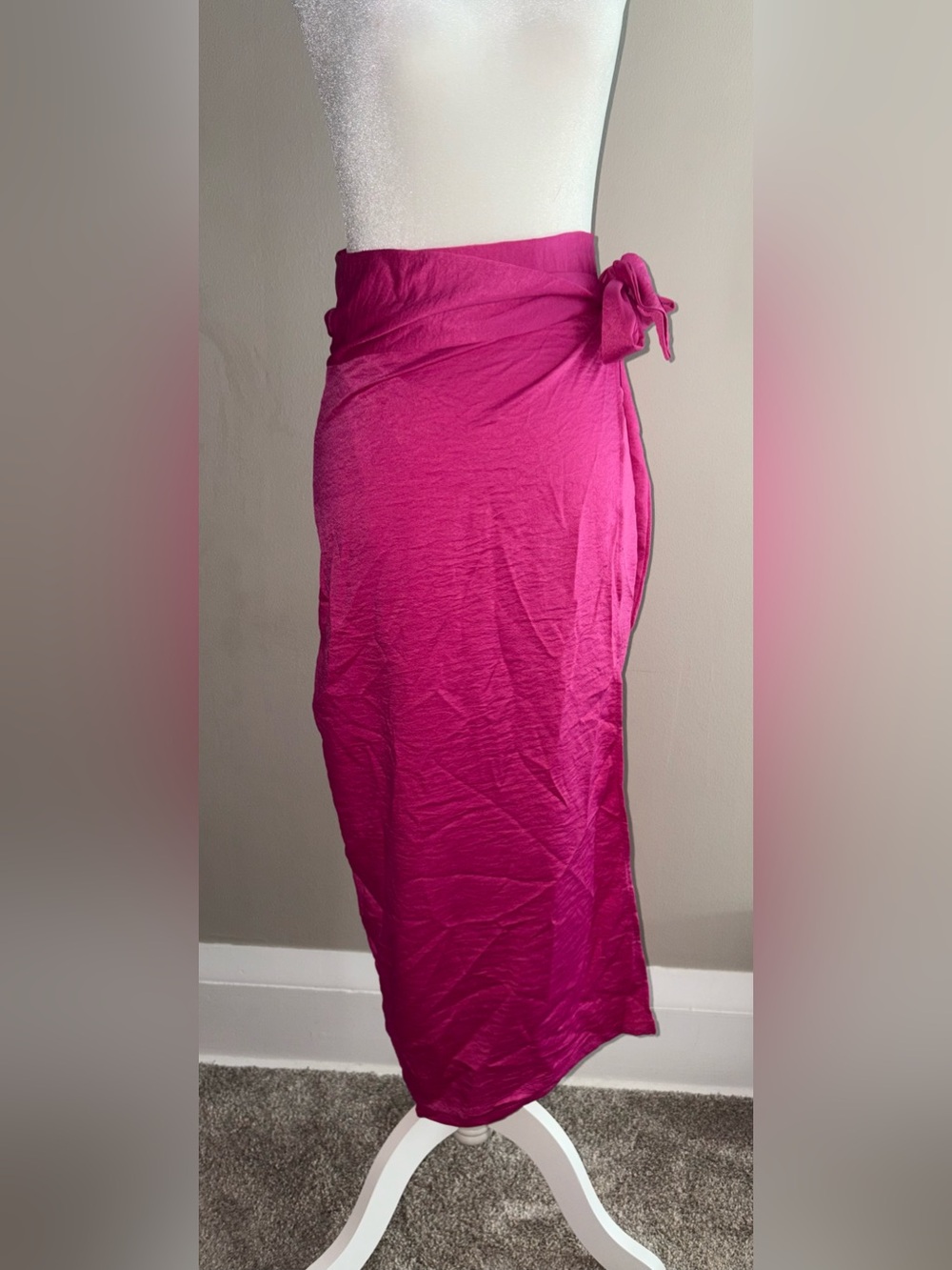 Vici - Bright Fuchsia Wrap Skirt
